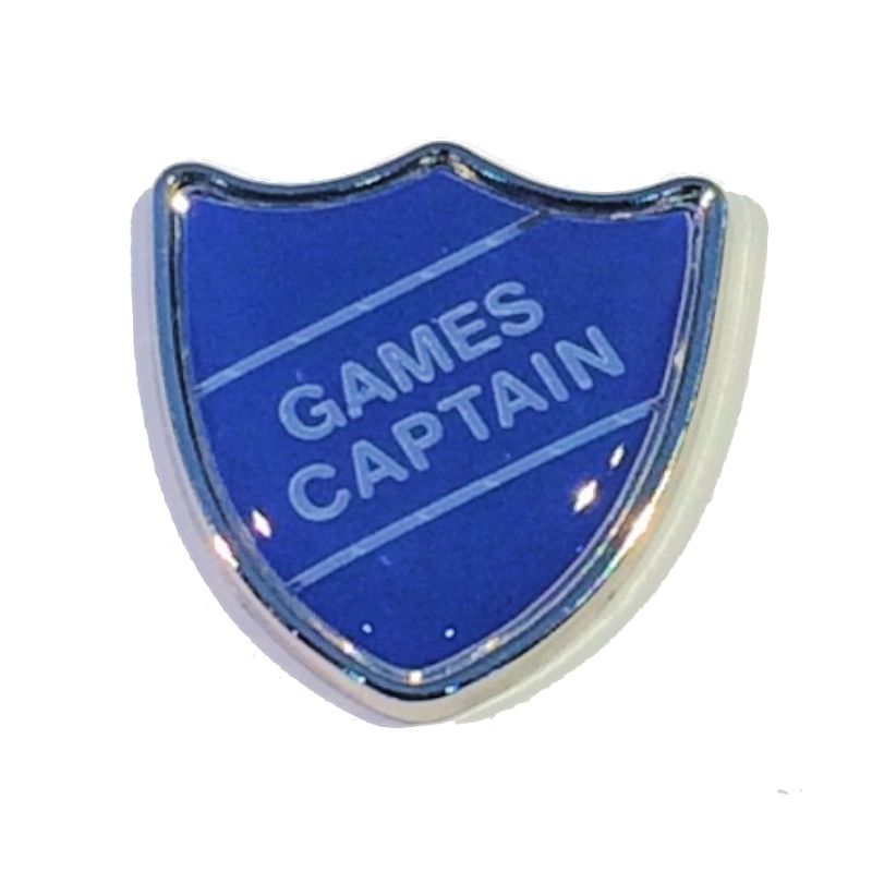 GAMES CAPTAIN shield badge